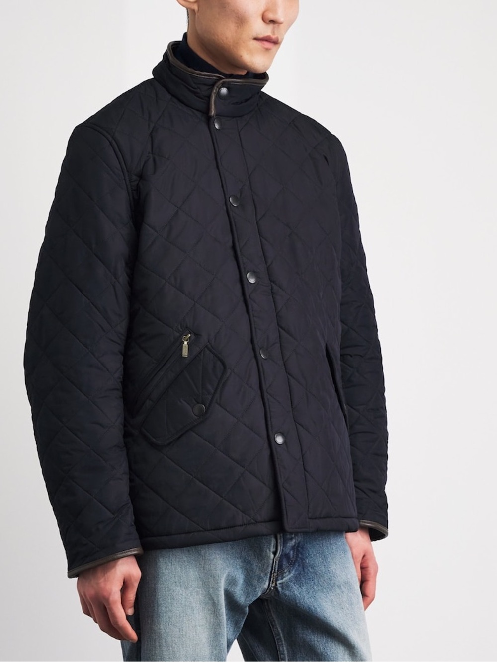 Barbour Quilted Powell Jacket Size Medium